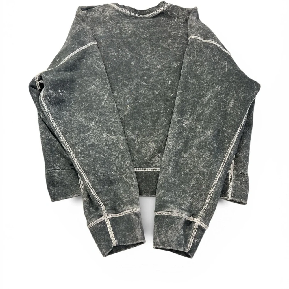 Nike Charcoal Acid Wash Crewneck